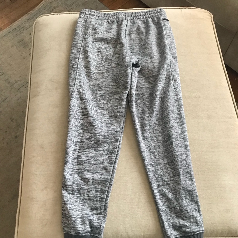 Under Armour gray joggers. Size youth large. Never worn